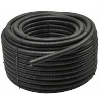 Rura karbowana 750N 25/19 czarna z pilotem UV ( 50m )