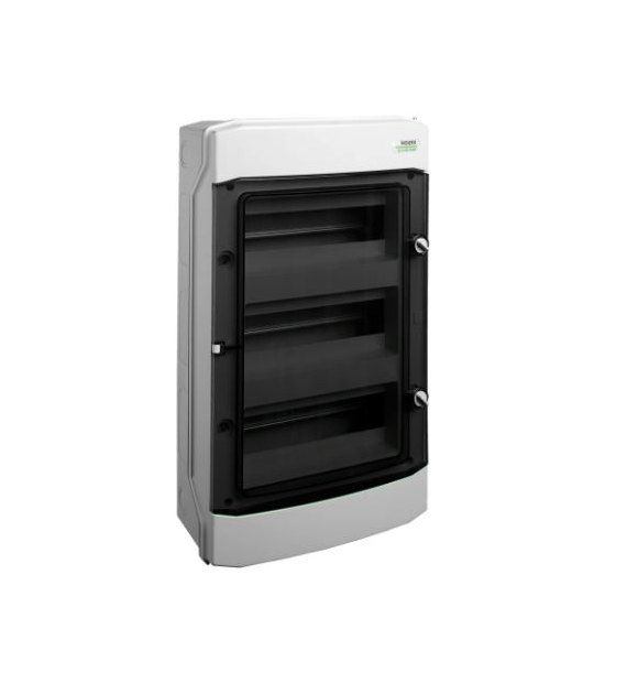 Noark plast. obudowa instal., natynk., IP65,4 rzędy, 4x12 modułów PHS 48T