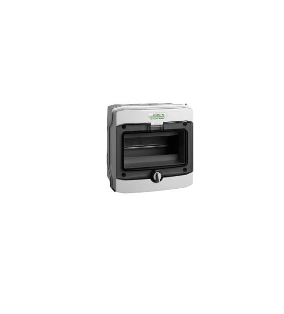 Noark plast. obudowa instal., natynk., IP65, 1 rząd, 1x4 moduły PHS 4T