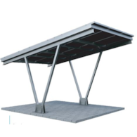 Carport jednostanowiskowy – CPU1 ; Układ modułów: V3x3 ; Wielkość modułu: 1954 × 1134 × 30 mm ; bez uszczelnienia